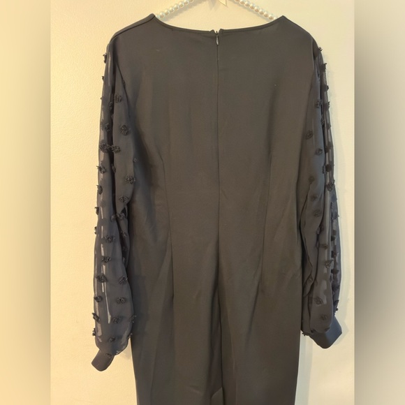 NWT| Maternity Swiss Dot Chiffon Sleeves Dress - Picture 8 of 8